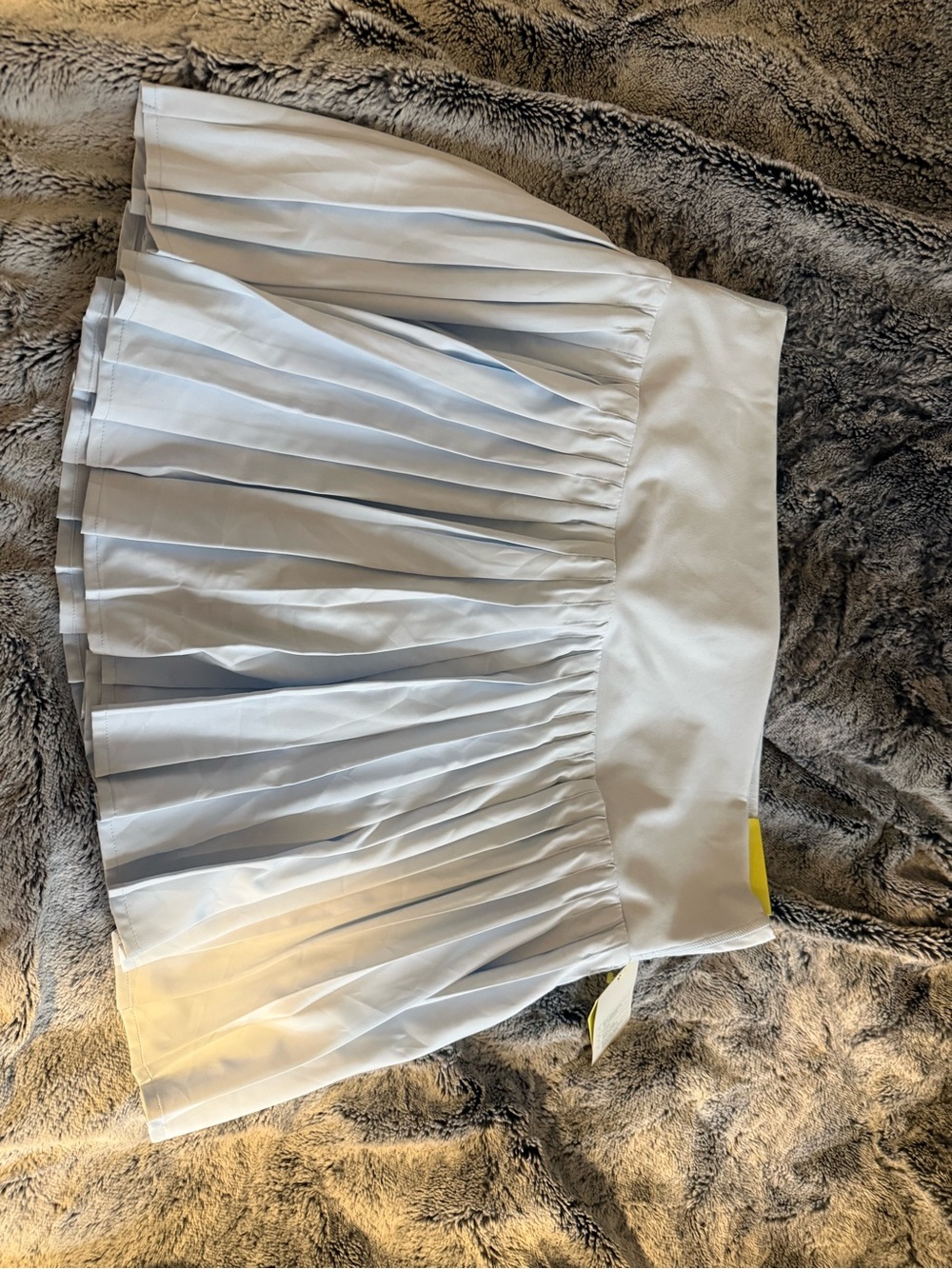 all in motion White Pleated Circle Skirt